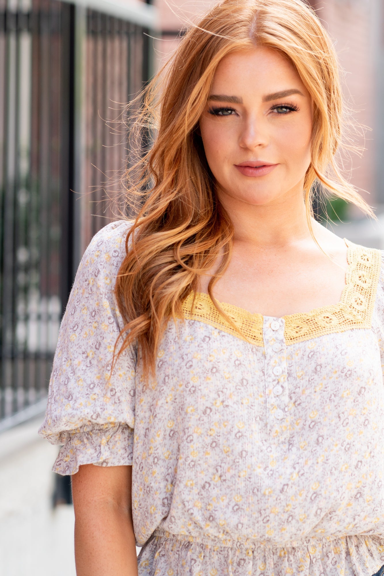 Ameri VINTAGE UND LACE TRIMMING DRESS