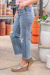 Punctual High Rise Stretchy Dad Jeans