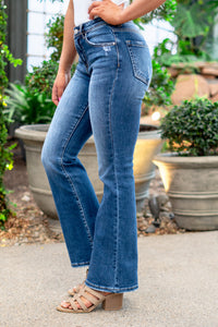 Brandy Jo Mid Skinny Bootcut Jeans