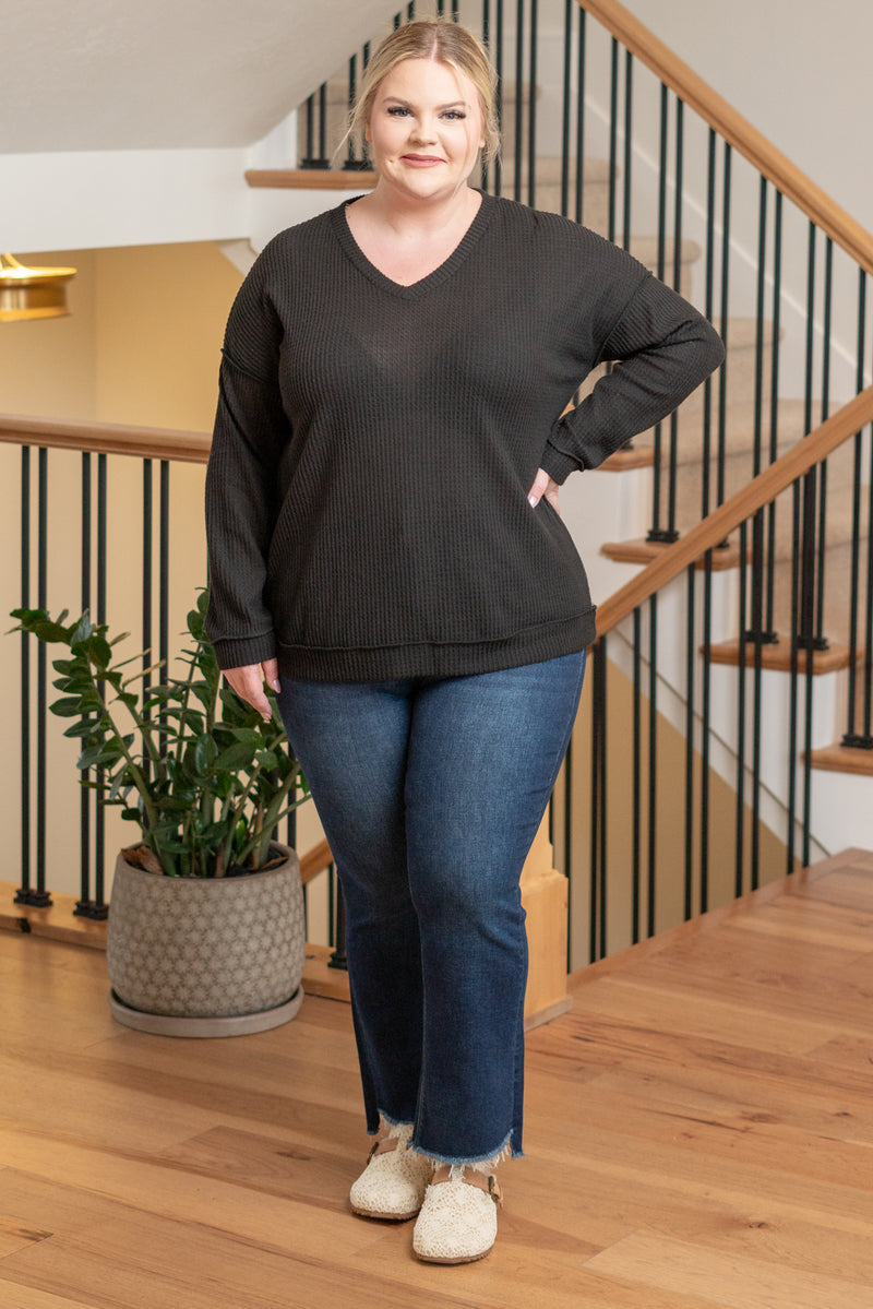 Plus Size Kelly American Blues Plus Size Kelley Layering Top Black