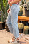Venerate High Rise Cropped Dad Jeans
