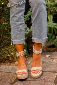Rosalie Layered Ankle Wedge