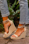 Rosalie Layered Ankle Wedge
