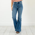 Judy Blue

High-rise tummy control, double-button waist, soft stretch flare—your new sculpting denim essential.

Color: Medium Blue

Cut: Flare, 10.75" Inseam*
Rise: High Rise, 33" Front Rise*
Material: 91% Cotton, 7% Polyester, 2% Spandex
Stitching: Classic
Fly: Zipper
Style #:&nbsp;Style # JB881018 | # 881018

*Measured on the smallest size, measurements may vary by size.

Contact us for any additional measurements or sizing.
