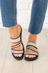 Rhinestone Strap Sandals