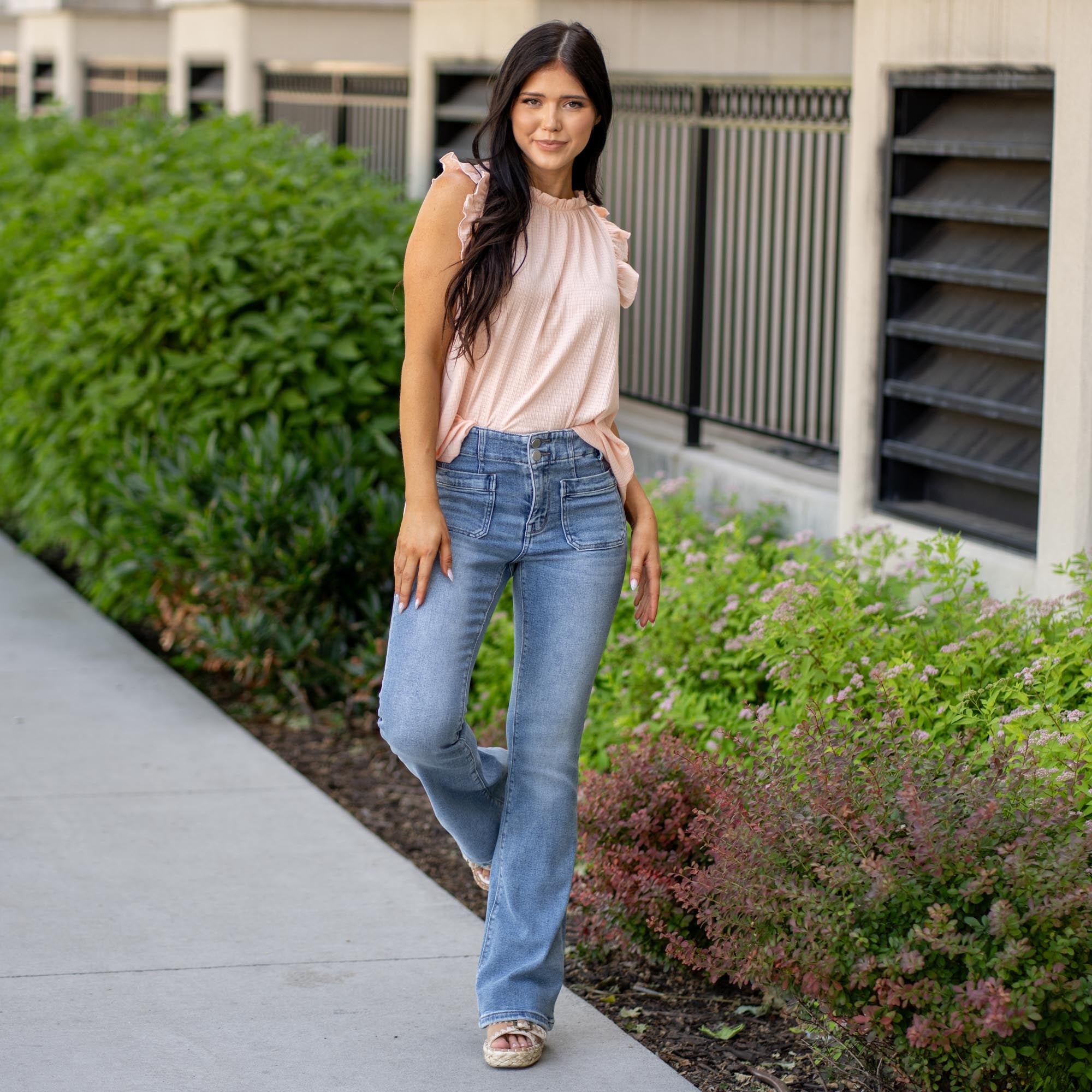 Flying Monkey | Guiltless High Rise Front Pocket W Dart Detail