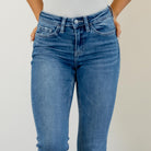 

Lovervet by VERVET&nbsp;

A flattering high rise meets a modern kick flare in this easy, everyday style. The cropped length and uneven raw hem add just the right amount of edge, while the medium wash keeps it effortlessly wearable. Made with comfort stretch denim, these jeans move with you without losing their shape. An elevated staple you’ll reach for season after season.

Color Name: Perfectly
Color: Medium Blue
Cut: Cropped Falre, 27" Inseam*
Rise: High-Rise, 10" Front Rise*

Material: 93% COTTON, 5% P