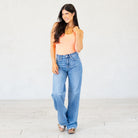 

VERVET by&nbsp;Flying Monkey Jeans


Description&nbsp;

Color Name: Hearten
Color: Medium Blue
Cut: Wide Leg, 34" Inseam*
Rise: High-Rise, 10.5" Front Rise*
Leg Opening: 22"*
Material: 94.5% COTTON, 4.5% POLYESTER, 1% SPANDEX

Machine Wash Separately In Cold Water
Stitching: Classic
Fly: Zipper
Style #: V3651


*Measured on the smallest size, measurements may vary by size


Contact us for any additional measurements or sizing.