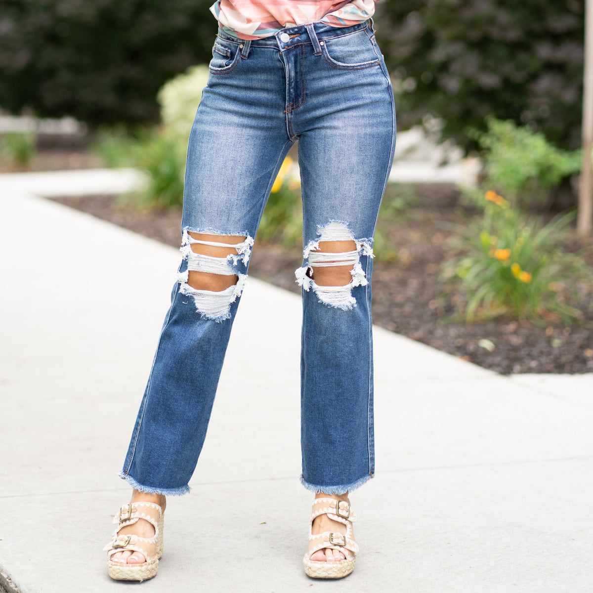 Harley Mid Rise Crop Flare RDP5773-DK – American Blues