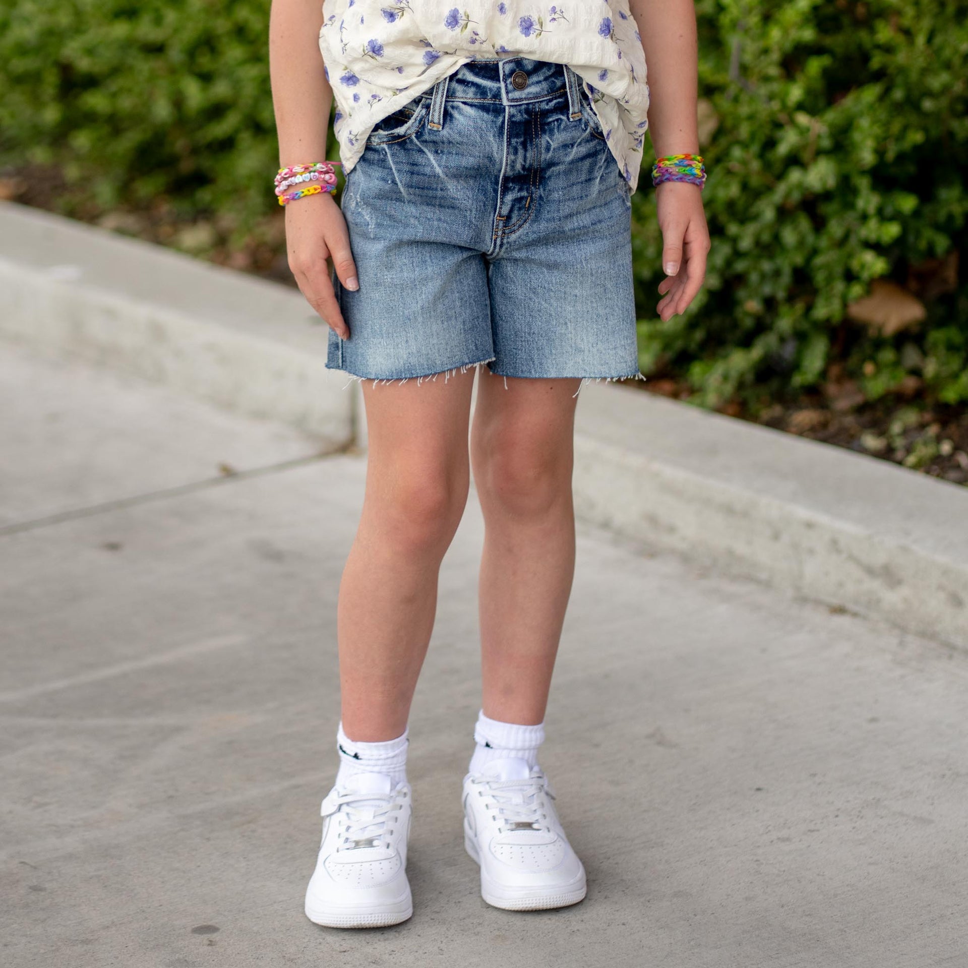 KanCan Kids Jeans Junie High Rise Kids Shorts YC2568M – American Blues