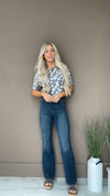 Plus Size Madelyn High Rise Vintage Pull On Boot Cut