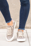 Cosmic 2 Star Leopard Sneakers Taupe