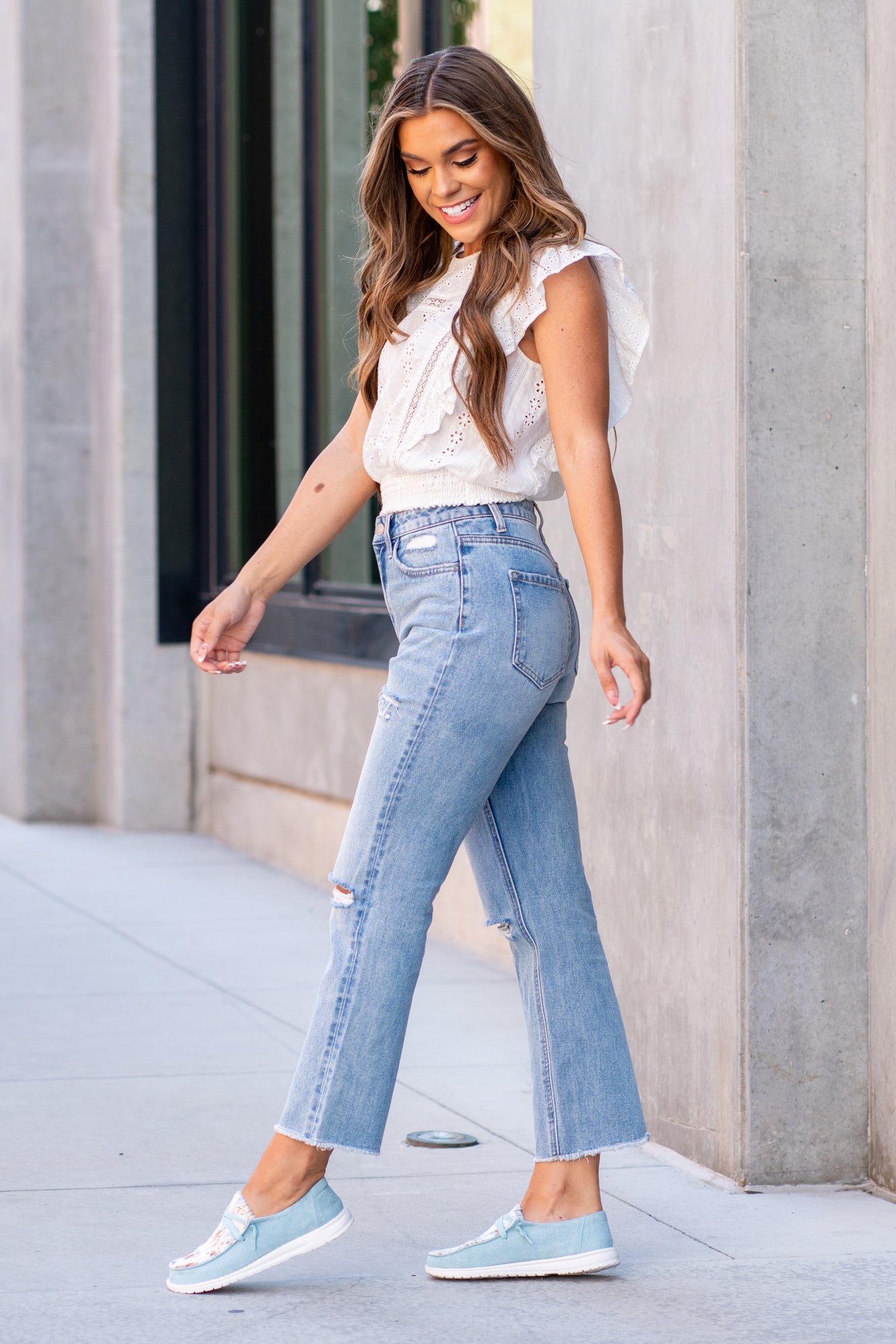 90s Super High-Waisted Straight Jean