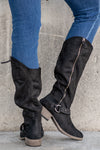 Merlot Tall Boots - Black