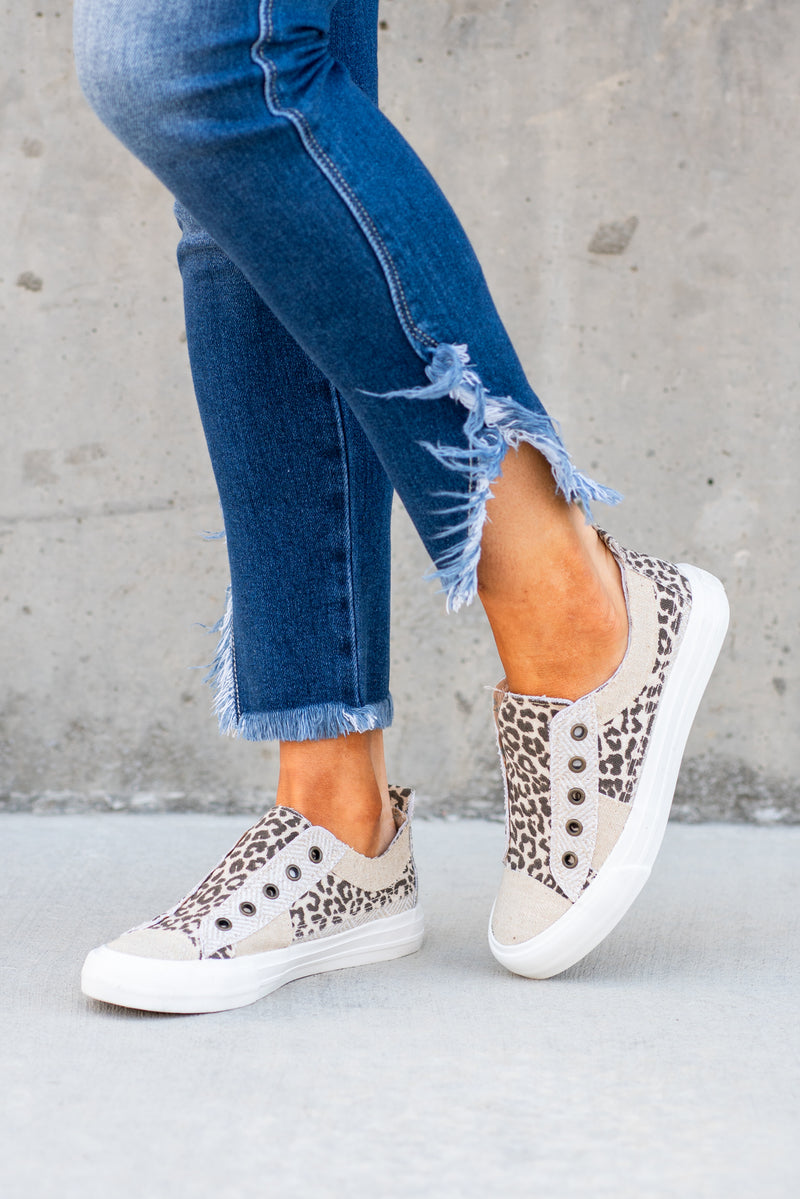 Sneakers | Gyspy Jazz by Very G   These shoes from Gyspy Jazz are comfortable and bold. Style Name: Alice Color: Cream Leopard Cut: Laceless Sneakers    Rubber Sole  Style #: GJSP0180-Creamleoapard  Contact us for any additional measurements or sizing.   
