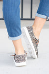 Tinker Leopard Glitter Boat Shoes - Tan Leopard