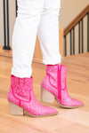 Kady Glitterati Ankle Boots - Pink