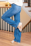 Cross Over Super High Rise Dad Jeans