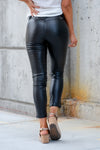 KanCan Jeans  Color: Black Cut: Ankle Skinny, 27" Inseam Rise: High-Rise, 11" Front Rise POLYESTER 55% POLYESTER POLYURETHANE 45% Fly: Zipper  Style #: KC6302BK Contact us for any additional measurements or sizing.   *Measured on the smallest size, measurements may vary by size.  Sarah wears a size 25 in jeans, a small in tops, and 8 in shoes. She is wearing size 25 in these jeans. 