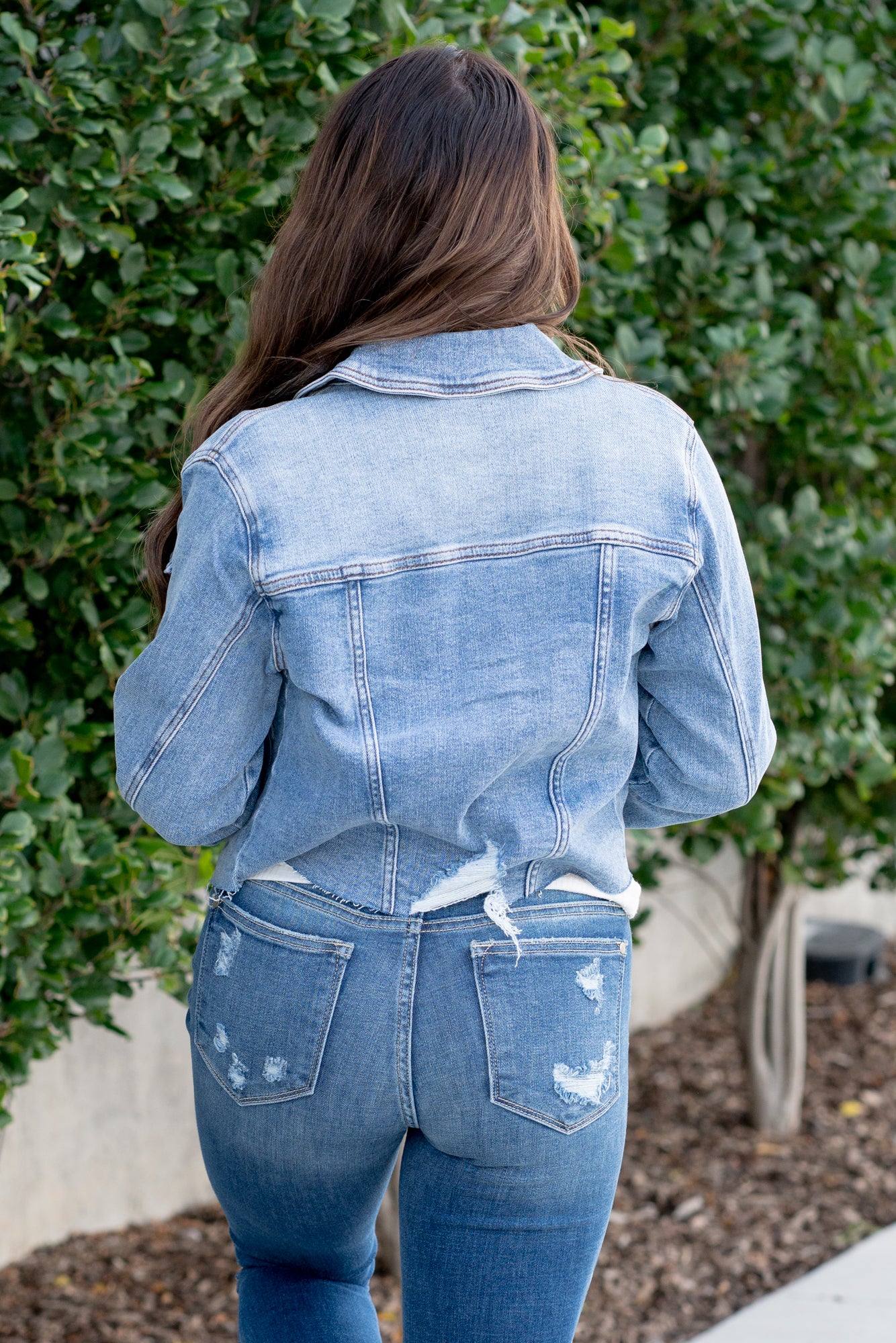 Judy Blue Jean Jacket Color: Medium Blue Cut: Denim Jacket with Stretch Cotton Blend Stitching: Classic Button Closure with Two Pockets Style #: JB7820 | 7820 Contact us for any additional measurements or sizing.