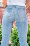 Beckley High Rise Bleach Wash Relaxed Fit