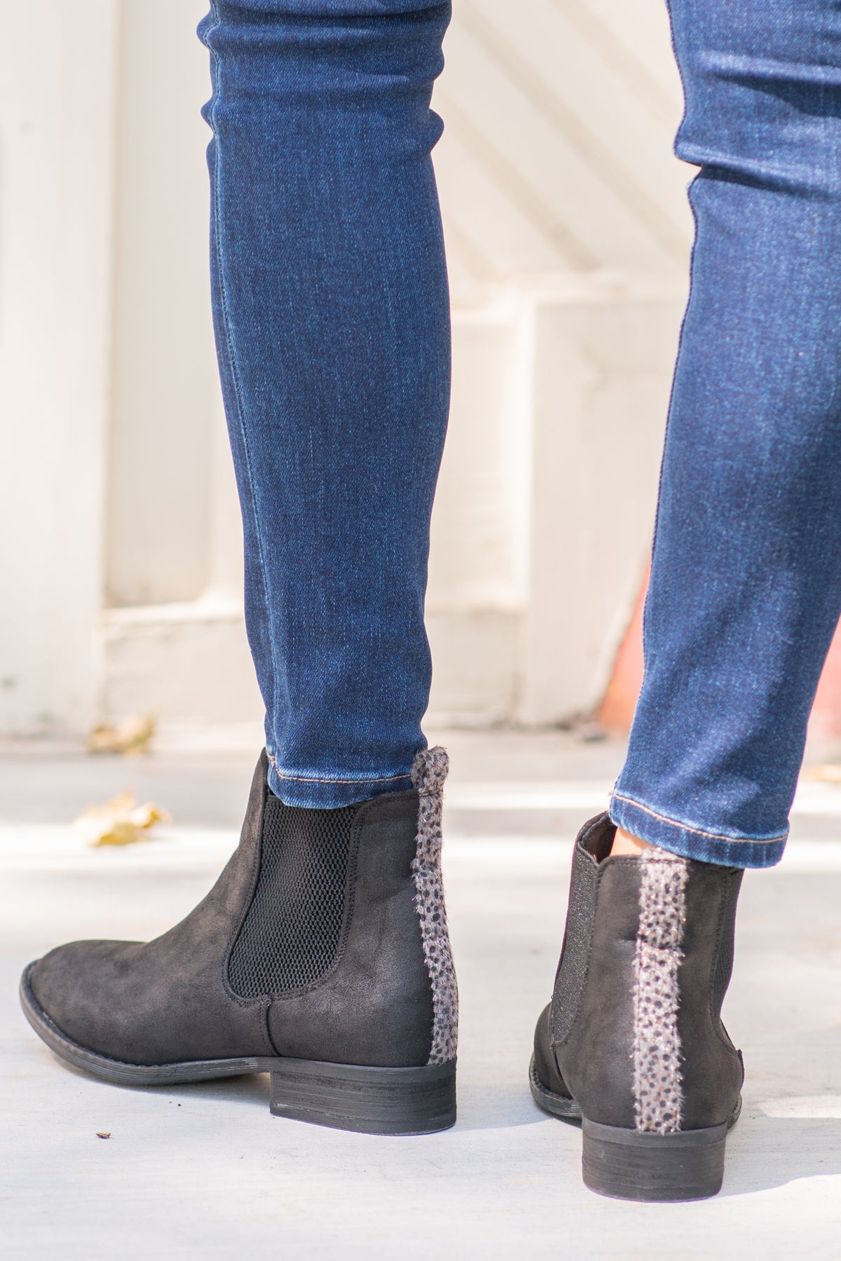 Booties | Very G  These booties from Very G are perfect to wear with your favorite jeans this is fall.  Style Name: Blake  Color: Black Cut: Silp On Bootie   Rubber Sole Style #: VGLB0136 Contact us for any additional measurements or sizing.  