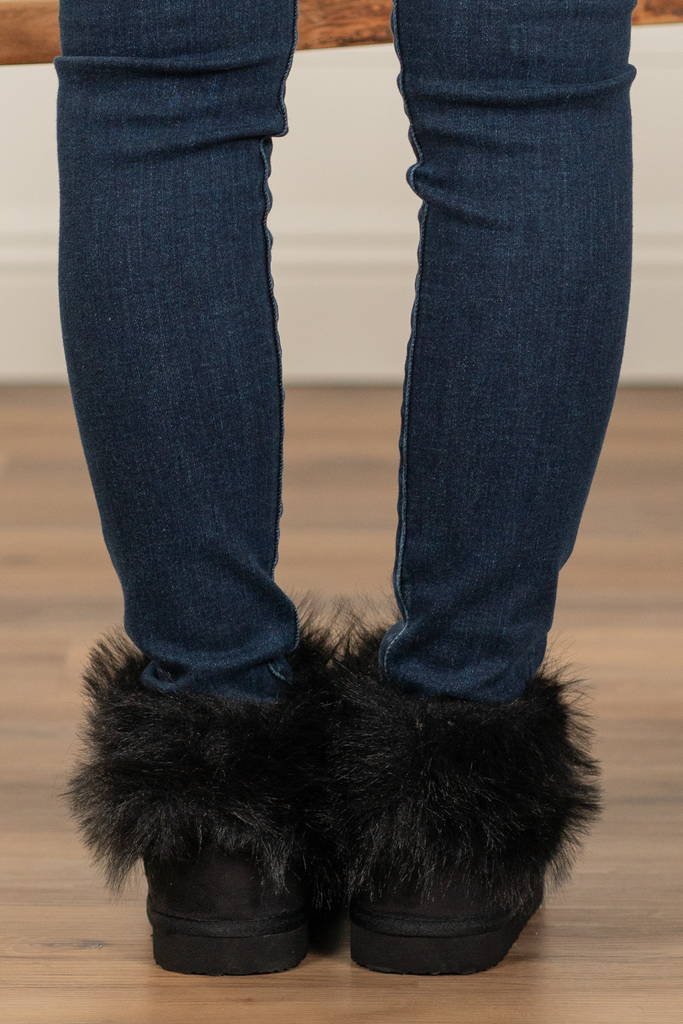 Booties | Very G  These boots from Very G are perfect to wear all winter your favorite jeans.  Style Name: Frost Color: Black Cut: Slip-On Rubber Sole Style #: VGLB0305-Black Contact us for any additional measurements or sizing.   