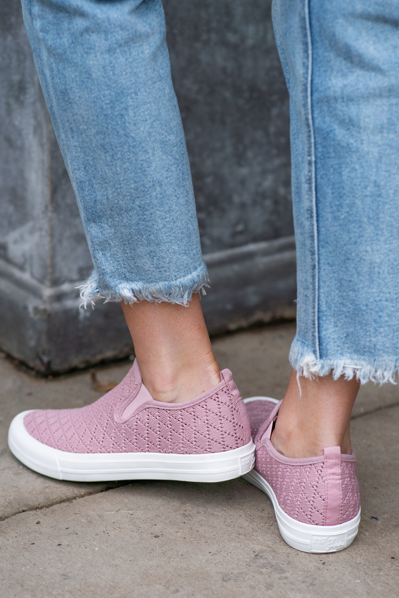 Sneakers | Gyspy Jazz by Very G   These shoes from Gyspy Jazz are comfortable and bold. Style Name: So Fly Color: Pink Cut: Slip On Sneakers    Rubber Sole  Style #: GJSP0199-Pink Contact us for any additional measurements or sizing.    