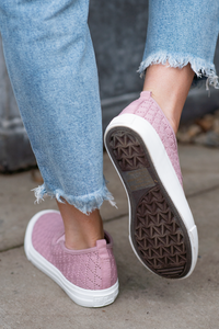 Sneakers | Gyspy Jazz by Very G   These shoes from Gyspy Jazz are comfortable and bold. Style Name: So Fly Color: Pink Cut: Slip On Sneakers    Rubber Sole  Style #: GJSP0199-Pink Contact us for any additional measurements or sizing.    