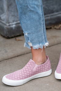 Sneakers | Gyspy Jazz by Very G   These shoes from Gyspy Jazz are comfortable and bold. Style Name: So Fly Color: Pink Cut: Slip On Sneakers    Rubber Sole  Style #: GJSP0199-Pink Contact us for any additional measurements or sizing.    