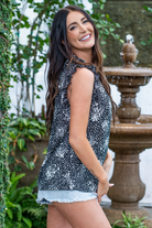 Ces Femme   Color: Black Round Neckline Sleeveless Flutter Sleeved 100% Polyester Style #: TT3612PW-Black Contact us for any additional measurements or sizing.  