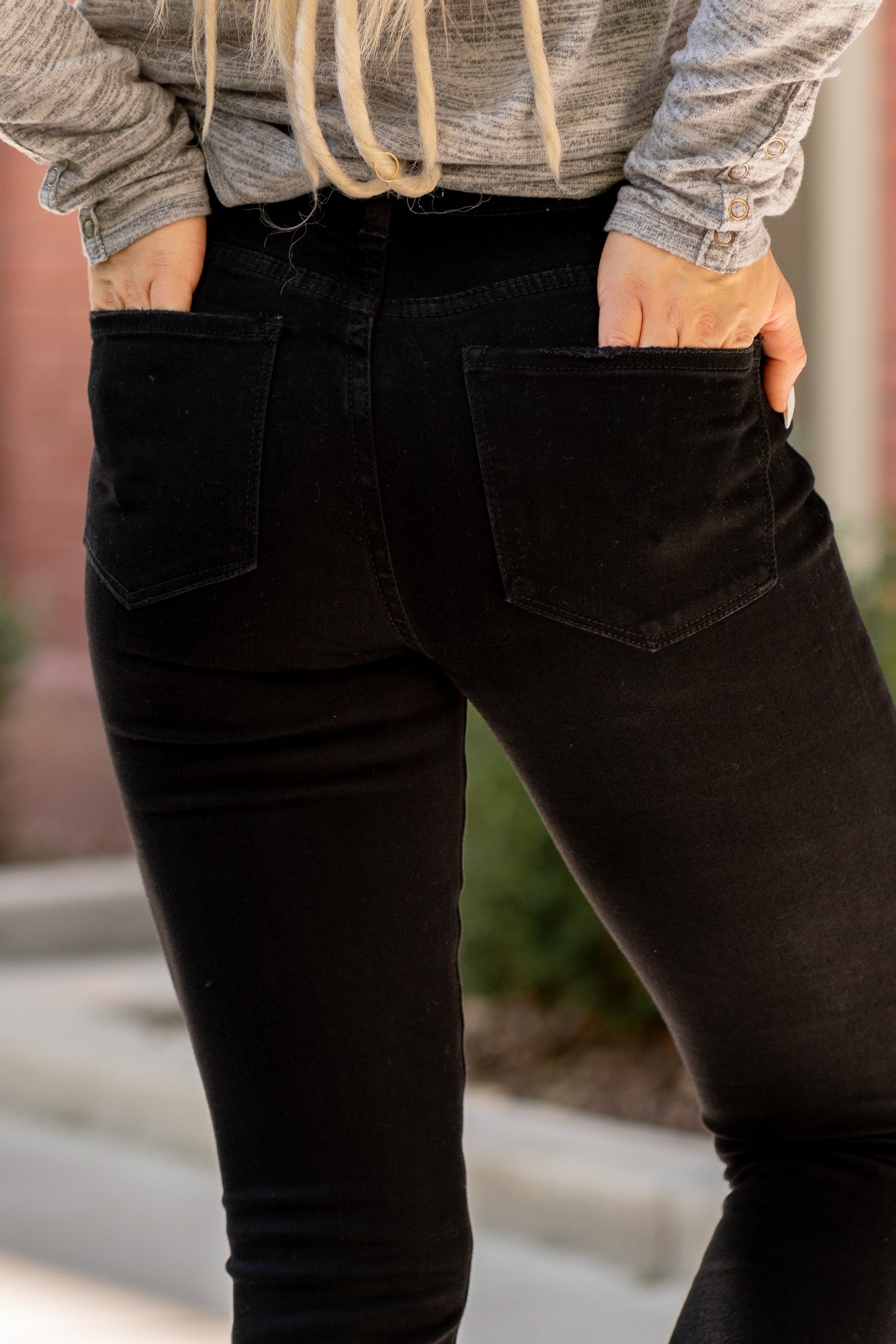 VERVET by Flying Monkey Jeans Skinny, 29" Inseam Mid Rise, 9" Front Rise 78% COTTON, 20.4% POLYESTER, 1.6% SPANDEX Machine Wash Separately In Cold Water Stitching: Classic Fly: Exposed Button Fly Distressed Ripped Legs Style #: V2000SMA Contact us for any additional measurements or sizing.