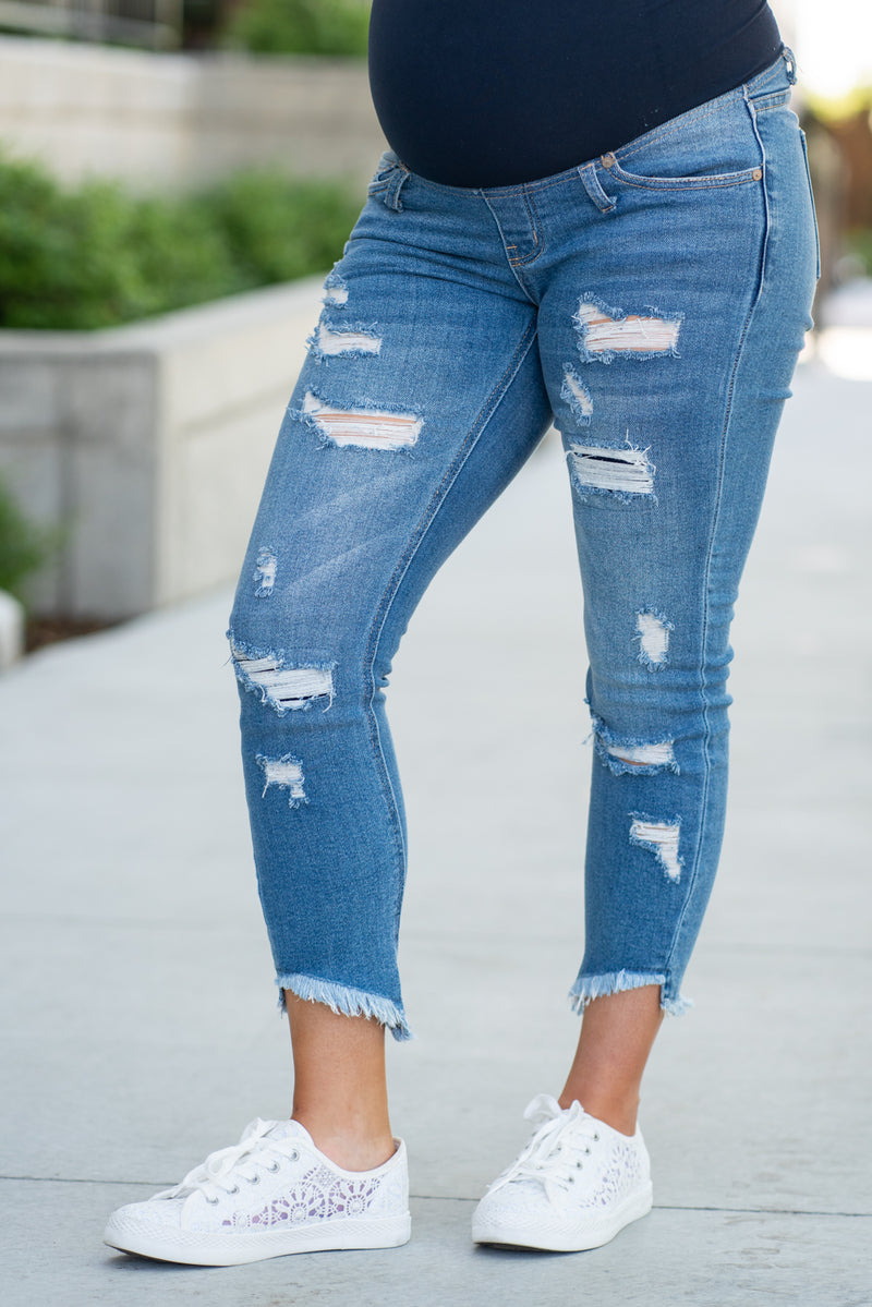KanCan Jeans  Jordan-Michelle Maternity Skinny Jeans KC3015M – American  Blues