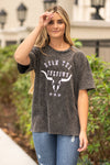 Zutter  Color: Black Neckline: Round Sleeve: Short Sleeve Distressed, Oversized tee  Material: COTTON 100% Style #: K7777-1520 Contact us for any additional measurements or sizing