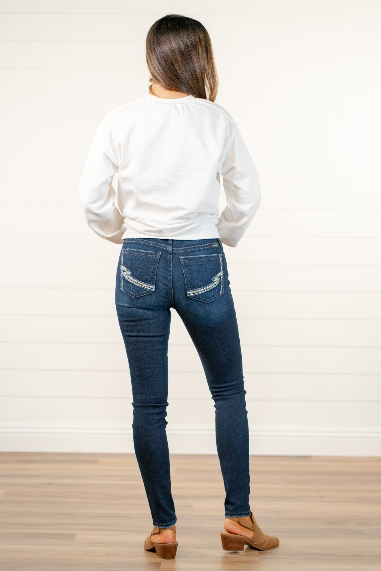 Not My First Rodeo!  Color: White Neckline: Round Sleeve: Long Sleeve Oversized Pull Over Style #: 5351-SS Contact us for any additional measurements or sizing.     