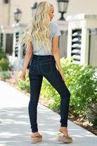 Judy Blue Collection: Summer 2020 Color: Dark Wash Cut: Skinny, 29" Inseam  Rise: Mid Rise. 8.75" Front Rise Material: 59% RAYON 17% POLYESTER 23% COTTON 1% SPANDEX Machine Wash Separately In Cold Water Stitching: Classic Fly: Zipper Style #: JB8376 / 8376