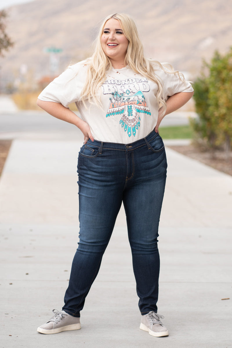 Plus Size Piper Mid Rise Skinny