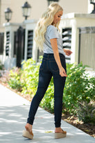 Judy Blue Collection: Summer 2020 Color: Dark Wash Cut: Skinny, 29" Inseam  Rise: Mid Rise. 8.75" Front Rise Material: 59% RAYON 17% POLYESTER 23% COTTON 1% SPANDEX Machine Wash Separately In Cold Water Stitching: Classic Fly: Zipper Style #: JB8376 / 8376