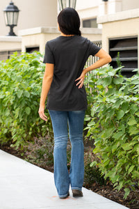 Zutter  Color: Black Neckline: Round Sleeve: Short Sleeve Material: COTTON 100% Style #: F395-7959 Contact us for any additional measurements or sizing.  